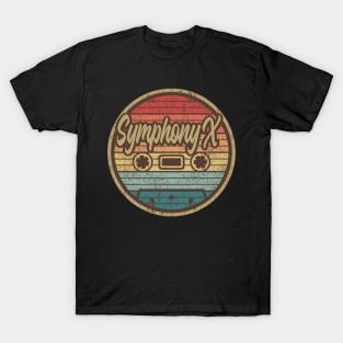 symphony x cassette retro circle T-Shirt
